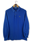 Vintage Lacoste Polo Langarm Made In France Blau (5) M-L