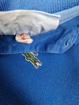 Vintage Lacoste Polo Langarm Made In France Blau (5) M-L