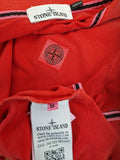 Stone Island Poloshirt Slim Fit Basic Rot M