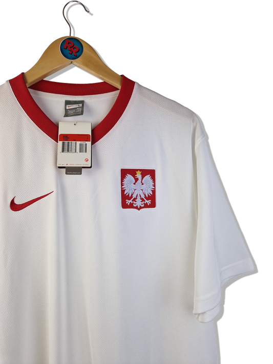 Nike Trikot Polen 2009 Home Neu Mit Etikett Weiß Rot L
