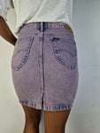 Vintage Lee Jeansrock Mid Skirt FliederTouch 28