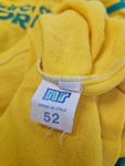 Vintage Ennerre Trikot 60s/70s Langarm Made In Italy Grün Gelb (52) L