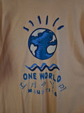 Vintage One Eye Longsleeve "One World, Oneye, Mauritius" Gelb XXL