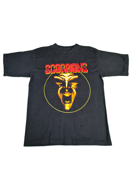 Rare! Vintage Shirt Scorpions Face The Heat Tour 1993 Single Stitch Schwarz L-XL