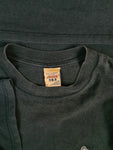 Vintage Jerzees Shirt Werbung Louis "The Fun Company" Racing Motorrad Made In Scotland Schwarz XL