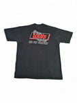 Vintage Jerzees Shirt Werbung Louis "The Fun Company" Racing Motorrad Made In Scotland Schwarz XL