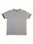 Fiver Ringer-Shirt "Anatomy Department" Weiß Rot M-L