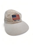 Vintage Ralph Lauren Cap USA Flagge Weiß Unisize