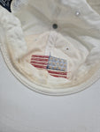 Vintage Ralph Lauren Cap USA Flagge Weiß Unisize