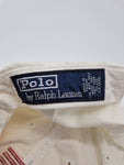 Vintage Ralph Lauren Cap USA Flagge Weiß Unisize