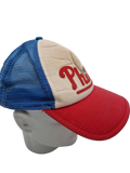 New Era Cap Mesh Phillis Baseball MLB Blau Rot