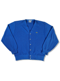 Rare! Vintage Lacoste By Izod Cardigan 80s Made In USA Blau M-L