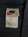 Vintage Nike Shirt Spellout Faded Dunkelblau (Kindergröße L) S-M