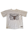 Vintage Magnet Streetwear Shirt "Bullstyle Plastic Wear" Chiemsee Bootleg Weiß M