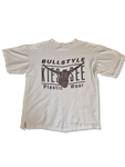 Vintage Magnet Streetwear Shirt "Bullstyle Plastic Wear" Chiemsee Bootleg Weiß M