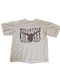 Vintage Magnet Streetwear Shirt "Bullstyle Plastic Wear" Chiemsee Bootleg Weiß M