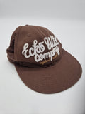 Ecko unltd. Cap Y2K Bestickt Braun Weiß 7 3/4