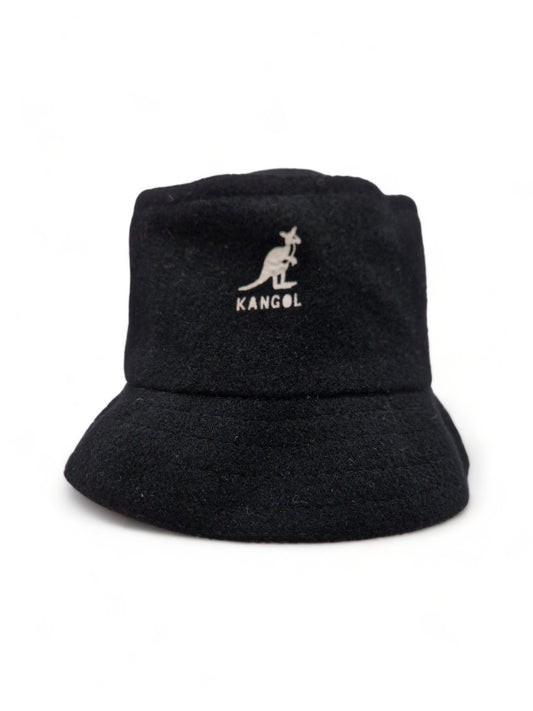 Vintage Kangol Fischerhut Basic Schwarz L