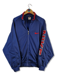 Vintage Nike Sportjacke Big Embroidery Spellout Blau Rot L