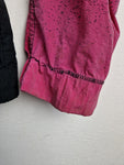 Rare! Vintage Nike Sportjacke Andre Agassi Challenge Court Umgenäht Schwarz Rosa (Boys XL) S-M