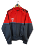 Adidas Sportjacke Originales Firebird "Bayer" Print 2005 Rot Schwarz L