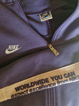 Rare! Vintage Nike Sportjacke 80s Blue Tag Made In Japan Lila S-M