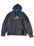 Nike Hoodie Spellout Fade Marine Blau XL