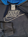 Nike Hoodie Spellout Fade Marine Blau XL