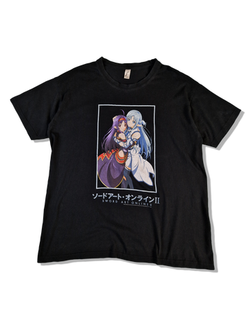 Sols Shirt Sword Art Online (SAO) II Anime Reki Kawahara Schwarz XL