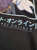 Sols Shirt Sword Art Online (SAO) II Anime Reki Kawahara Schwarz XL