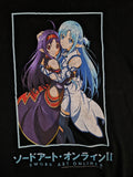 Sols Shirt Sword Art Online (SAO) II Anime Reki Kawahara Schwarz XL