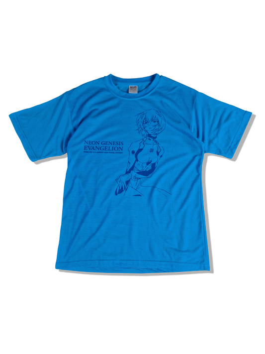 Neon Genesis Shirt 2012 Evangelion Young Ace Blau M-L