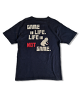 BeamsT Shirt "GAME is LIFE. LIFE is NOT GAME" Anime Schwarz M-L