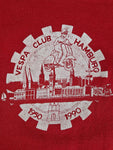 Vintage Van Doornum Sweater "Vespa Club Hamburg" 1990 Rot L