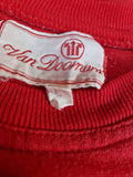 Vintage Van Doornum Sweater "Vespa Club Hamburg" 1990 Rot L