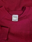 Vintage Tultex Sweater "A" University 50/50 Made In USA Purpurrot L