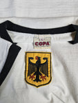 Retro Copa Shirt West Germany 1972 Fußball Weiß Schwarz L