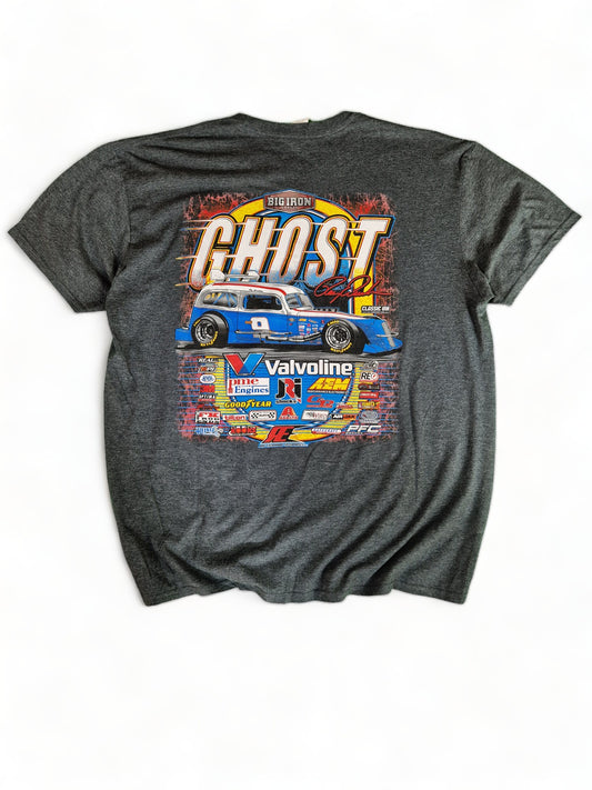 Gildan Shirt Big Iron Garage "Ghost" Grau XXL