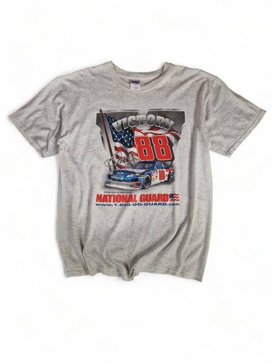 Gildan Shirt Nascar 2008 National Guard 88 Dale Earnhardt Jr Grau L