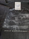 Vintage Nascar Shirt Dale Earnhardt Budweiser Made In USA Schwarz 3XL