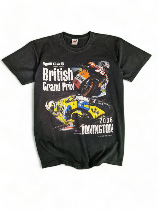 Fruit Of The Loom Shirt British Grand Prix Donington 2006 Schwarz S