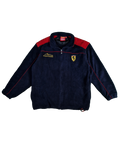 Vintage Ferrari Fleecejacke Michael Schuhmacher 1999 Rot Dunkelblau (Kindergröße 152) S-M