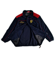 Vintage Ferrari Fleecejacke Michael Schuhmacher 1999 Rot Dunkelblau (Kindergröße 152) S-M