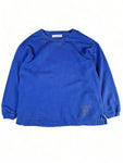 Vintage Just Garmenz Sweater "JeezNo" Backprint Y2K Optik Blau XL-XXL