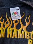 Fruit Of The Loom Shirt "Burn Hamburg Burn" Logo 2005 Schwarz XL