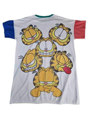 Vintage United Feature Syndicat Shirt Garfield 1978 Single Stitche Weiß L-XL