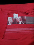 Vintage Murina Shirt Madonna 2001 Distressed Made In USA Rot XL