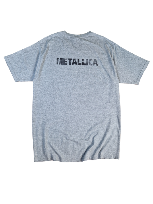 Vintage Fruit Of The Loom Shirt Metallica Grau XL