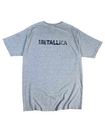 Vintage Fruit Of The Loom Shirt Metallica Grau XL