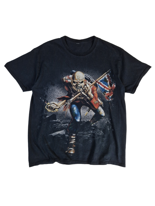 Iron Maiden Shirt "The Trooper" Retro Print 2013 Schwarz L-XL